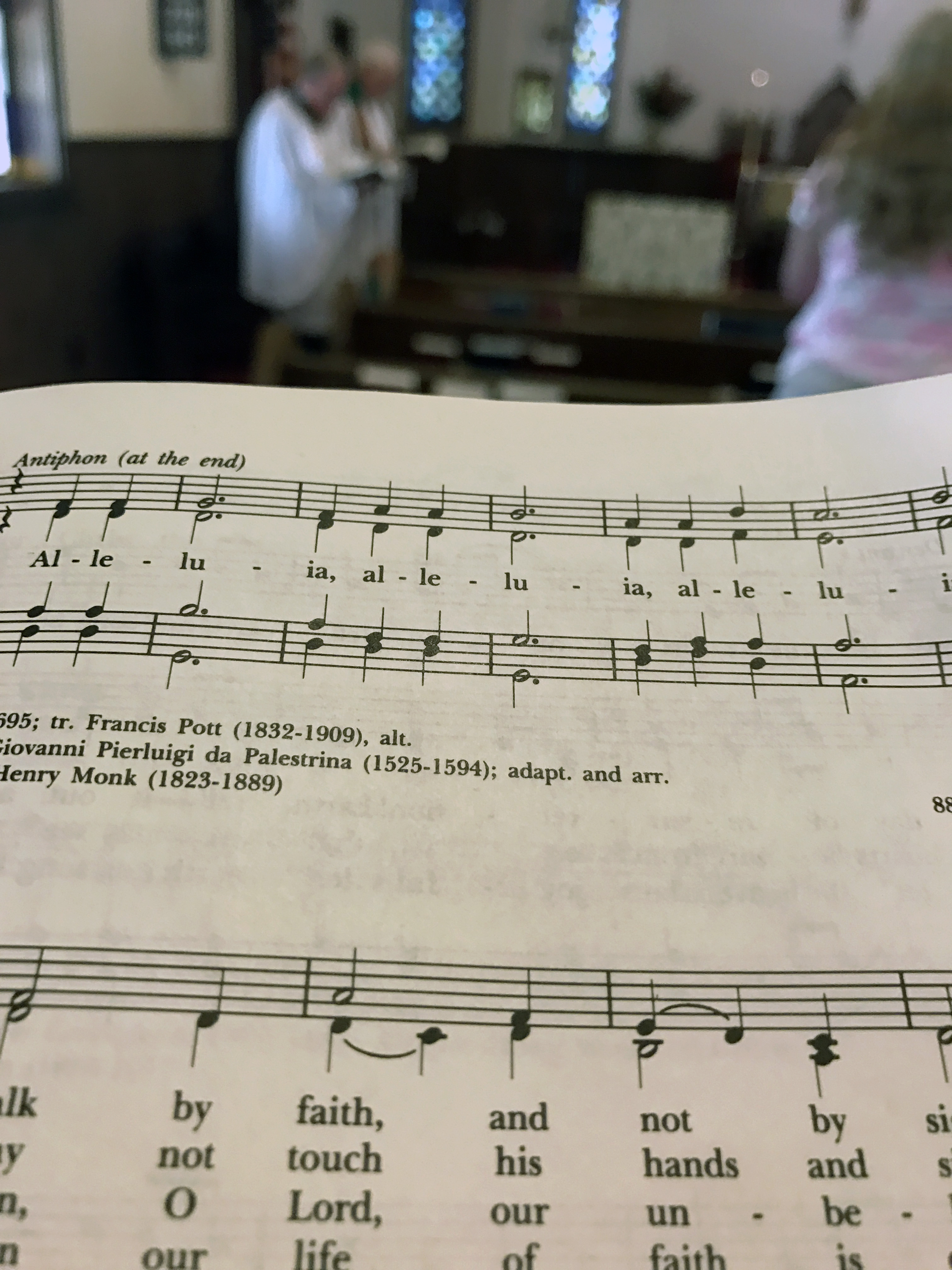 Songs of praise during worship